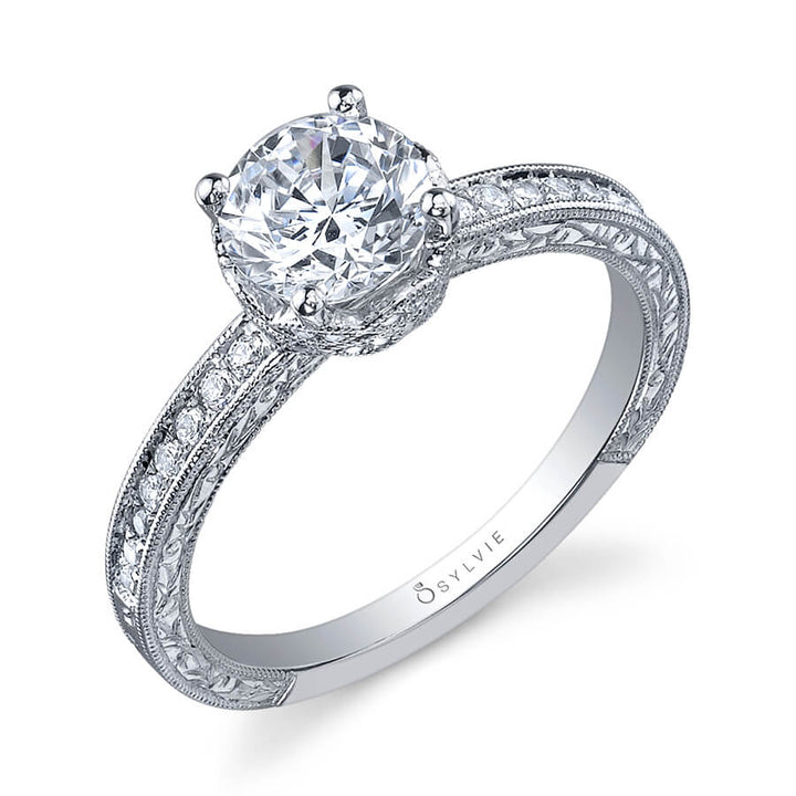 Rosemarie - Vintage Inspired Solitaire Engagement Ring