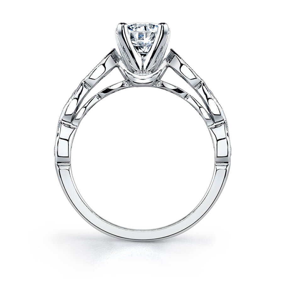Jullienne - Vintage Inspired Round Solitaire Engagement Ring