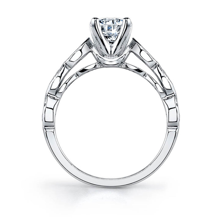 Jullienne - Vintage Inspired Round Solitaire Engagement Ring