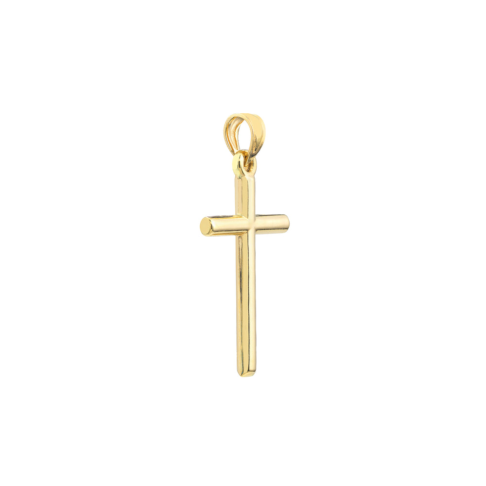 Small Polished Cross Pendant