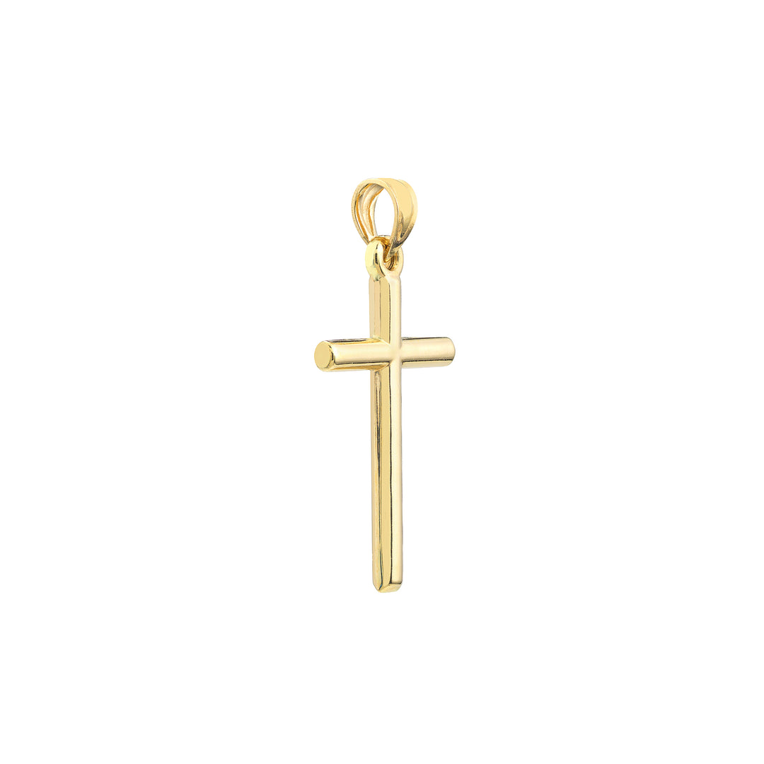 Small Polished Cross Pendant