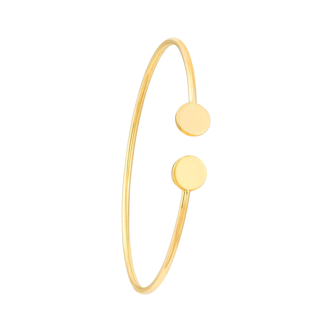 Disc Cuff Bangle