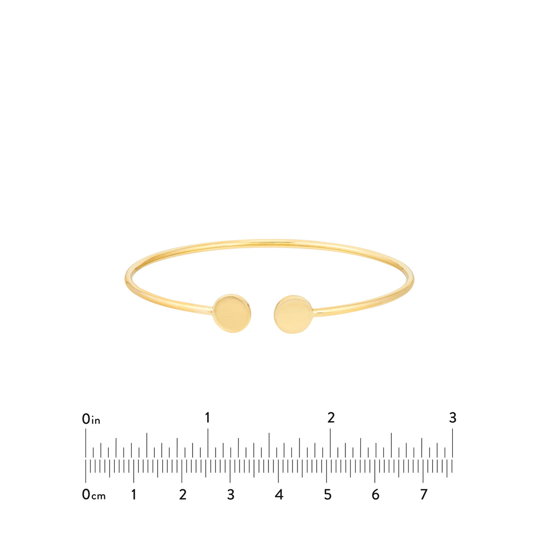 Disc Cuff Bangle