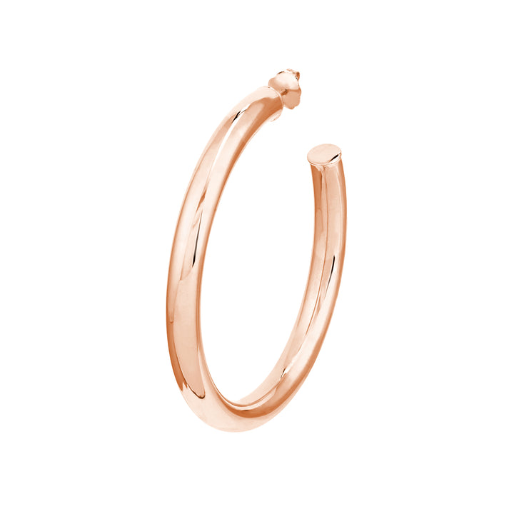 5mm x 50mm Tube Hoop Earrings