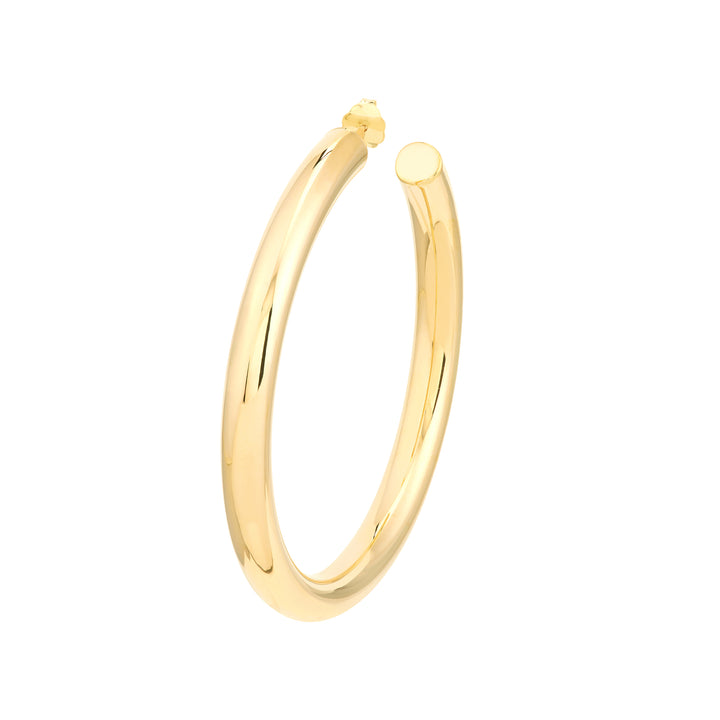 6mm x 60mm Tube Hoop Earrings