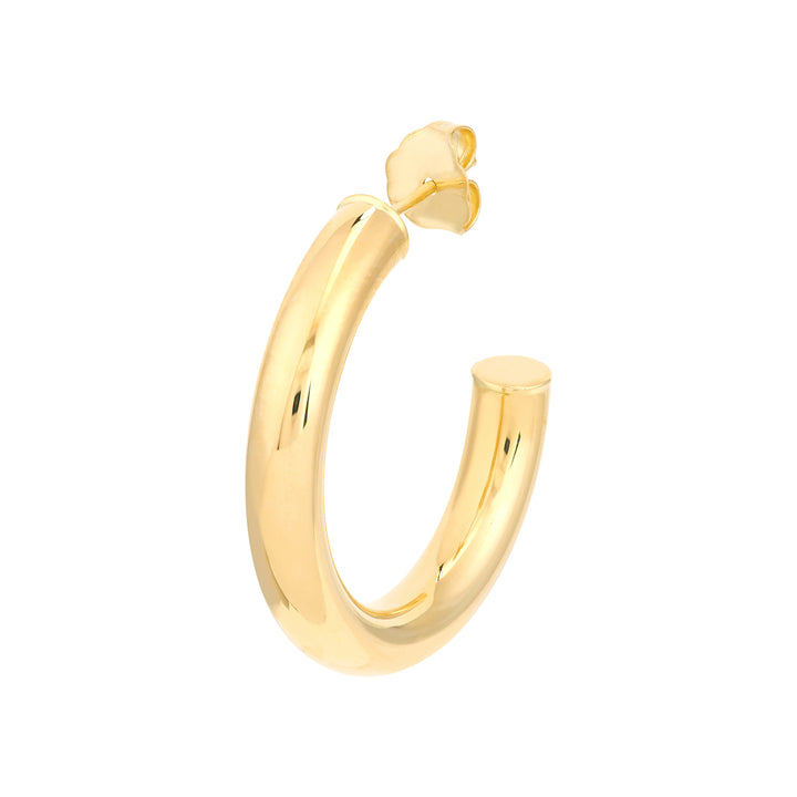 4mm x 25mm Tube Hoop Earrings