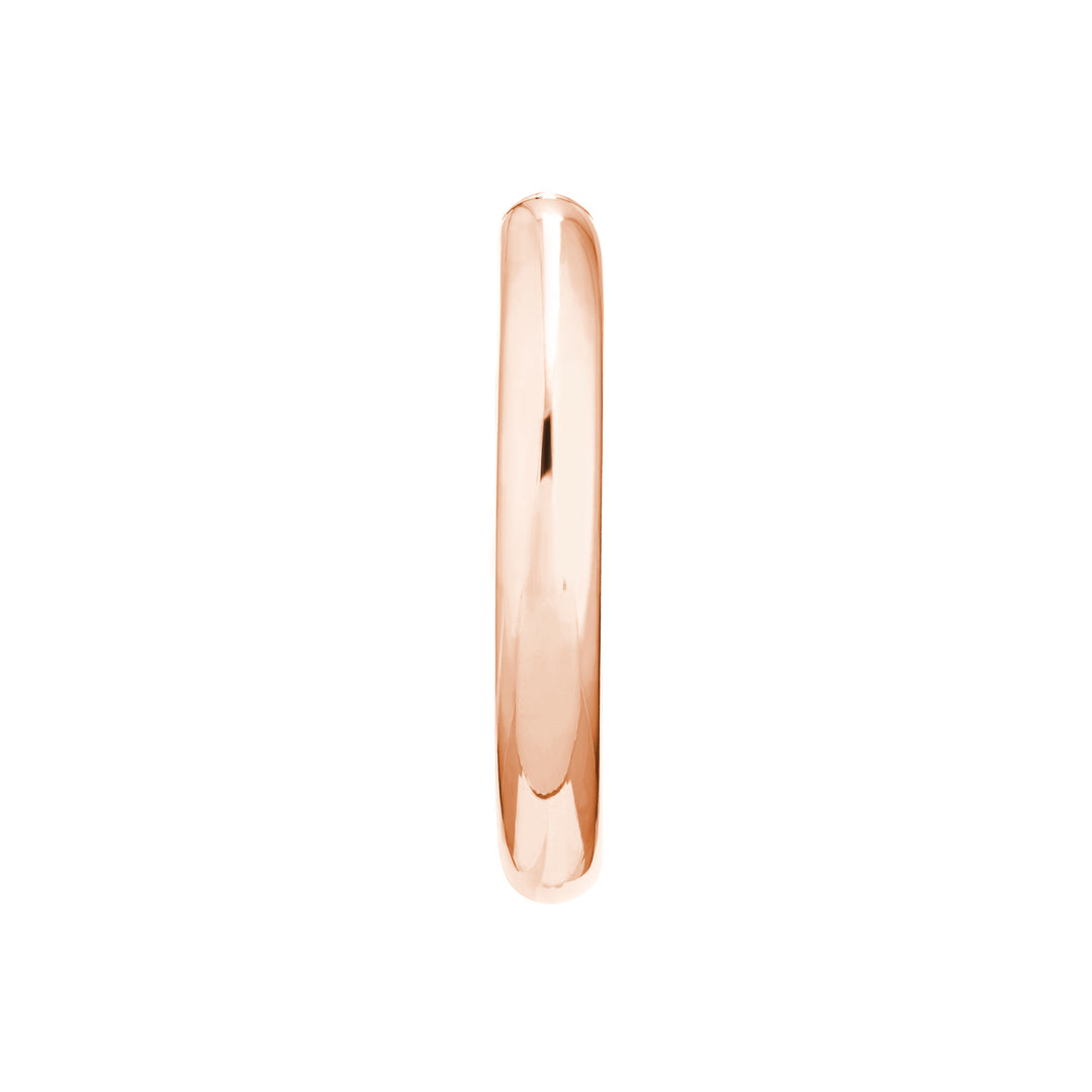 6mm x 40mm Tube Hoop Earrings