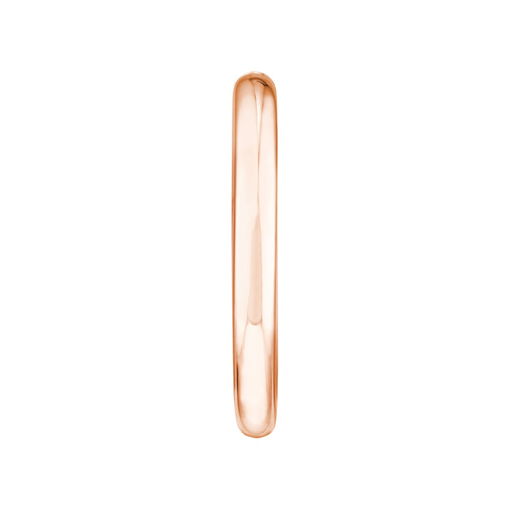 4mm x 35mm Tube Hoop Earrings