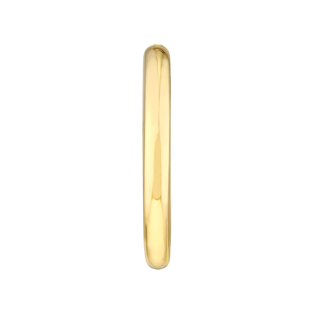 4mm x 35mm Tube Hoop Earrings