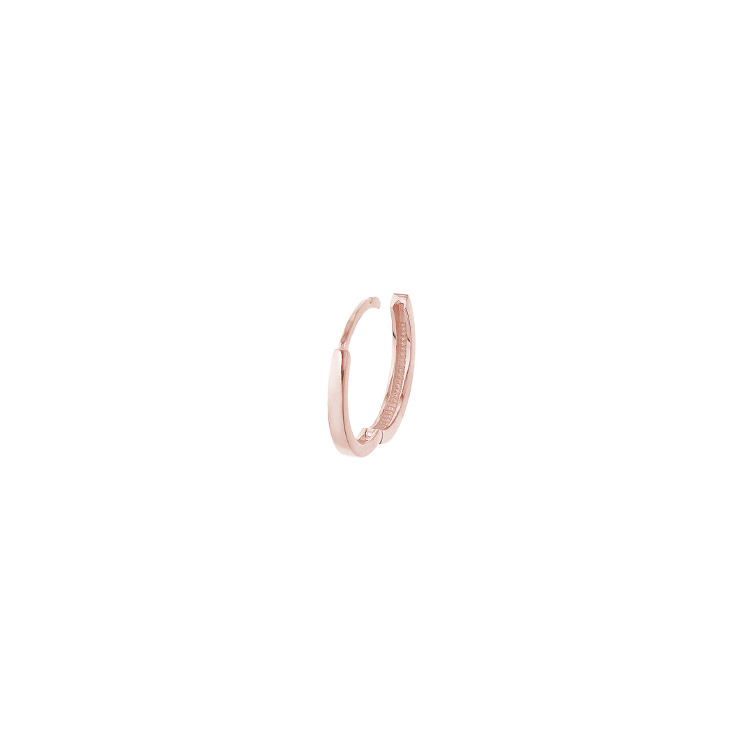 14.25mm Square Wire Hoop Earrings