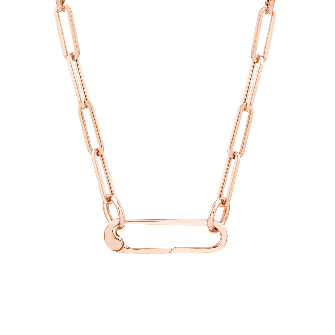 Square Wire Oval Designer Push Lock