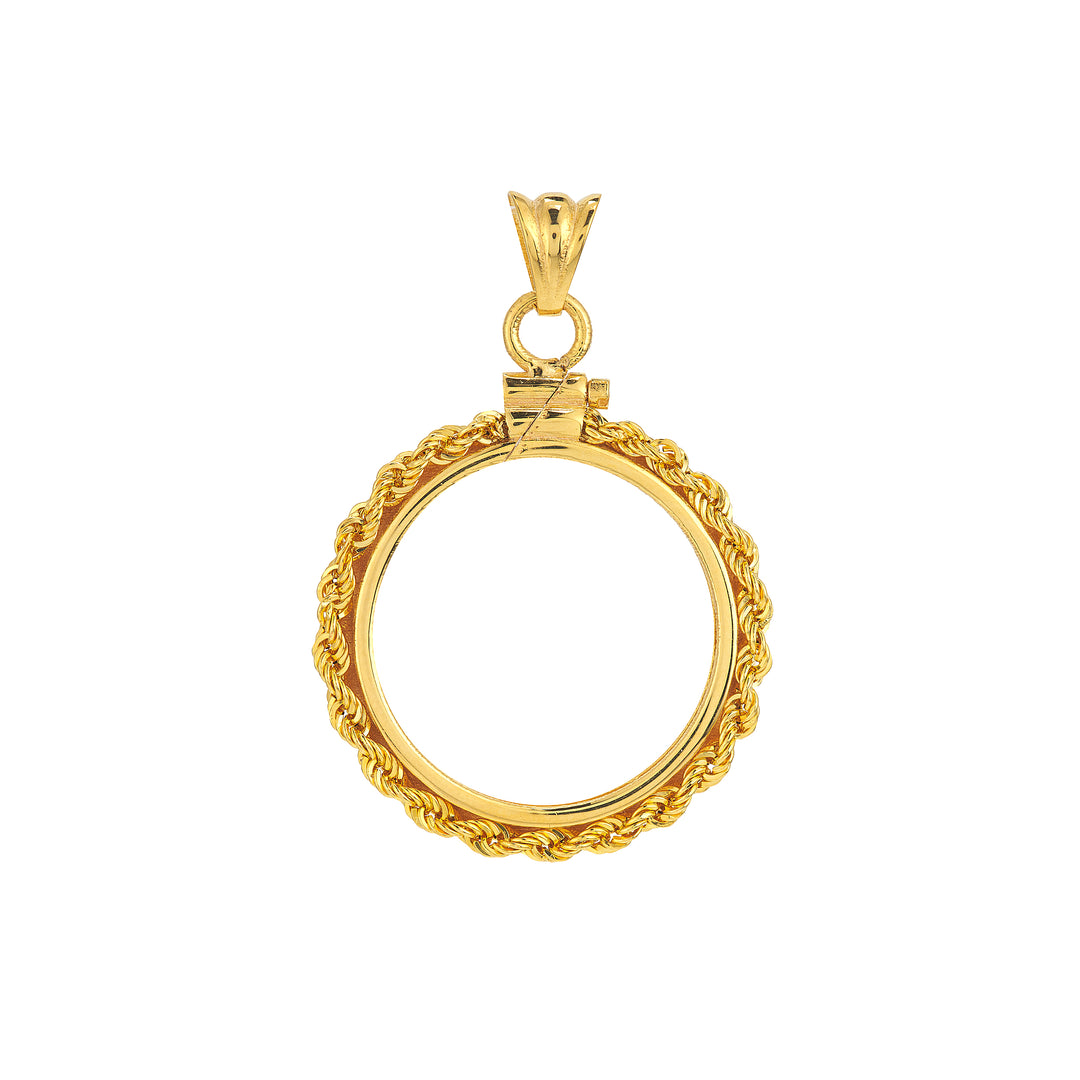 American Eagle 1/4 Oz Rope Screw Top Bezel