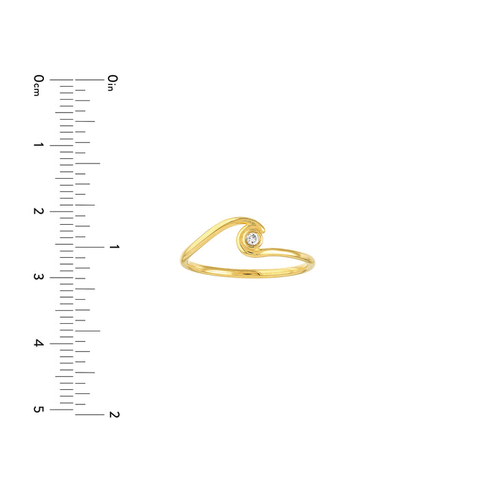 3pt Diamond Solitair Wrap Ring