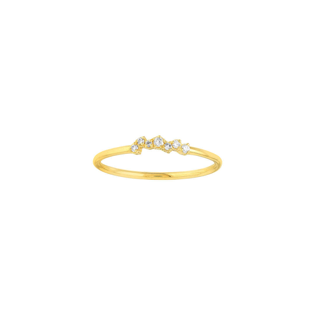 Fancy Diamond Cluster Ring