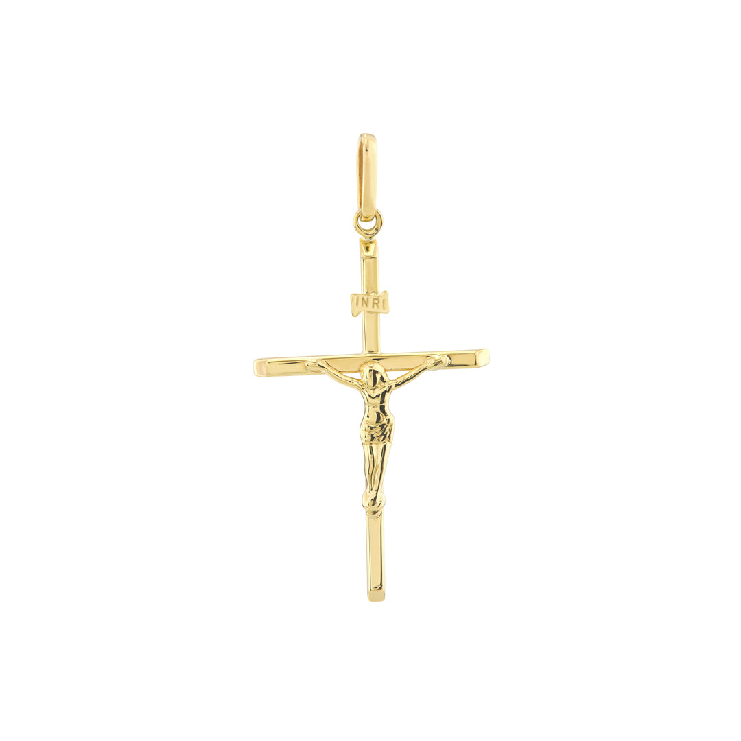 High Polished Crucifix Pendant