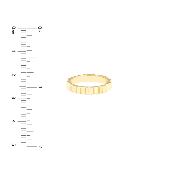 Fluted Band Ring