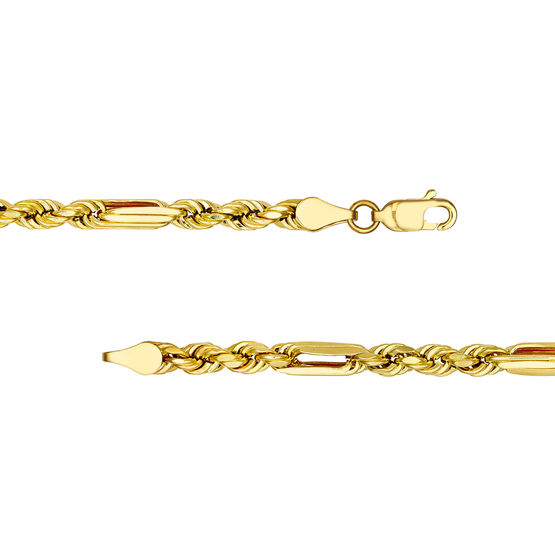 4.00mm D/C Hollow Figarope Milano Chain