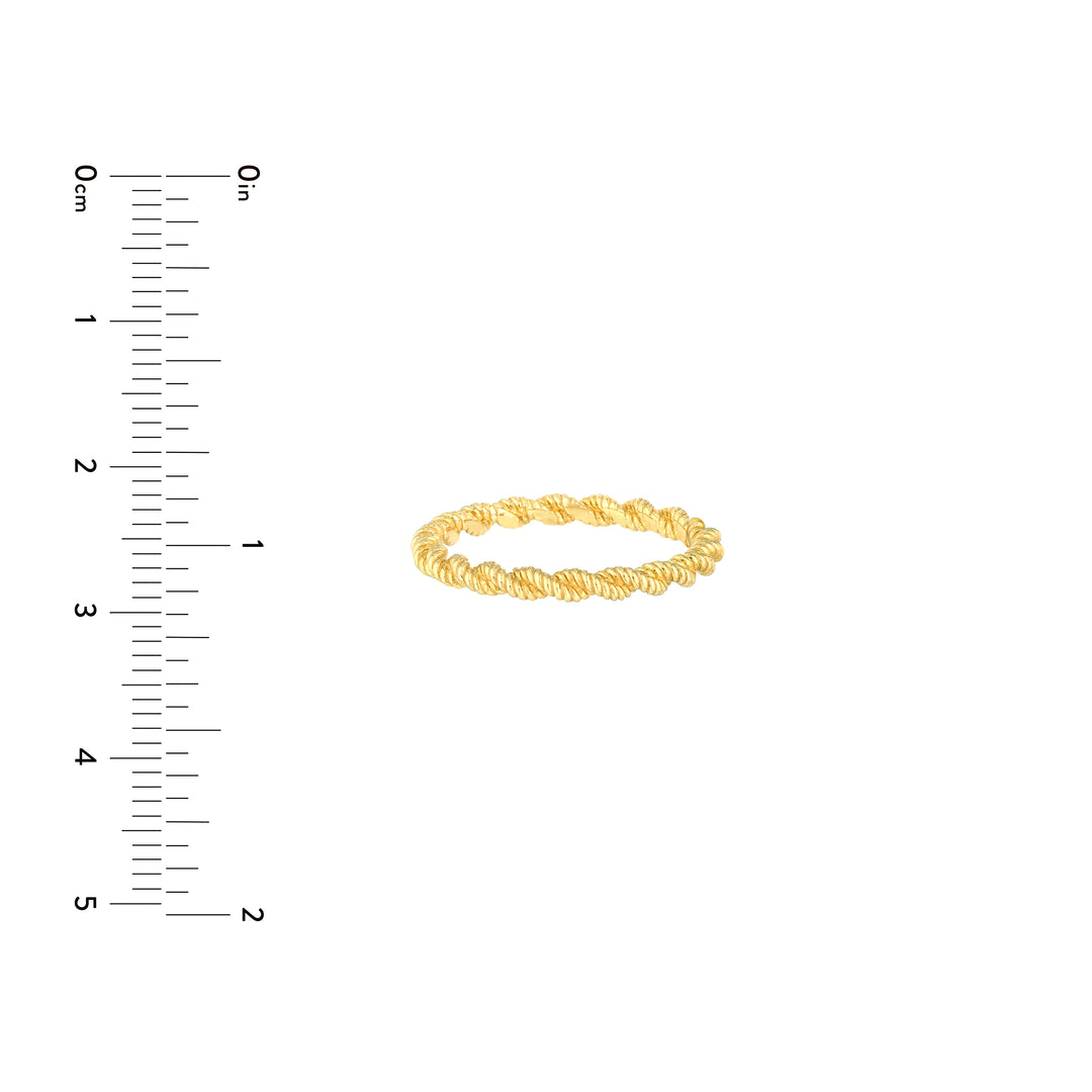 Cable Pattern Ring Band