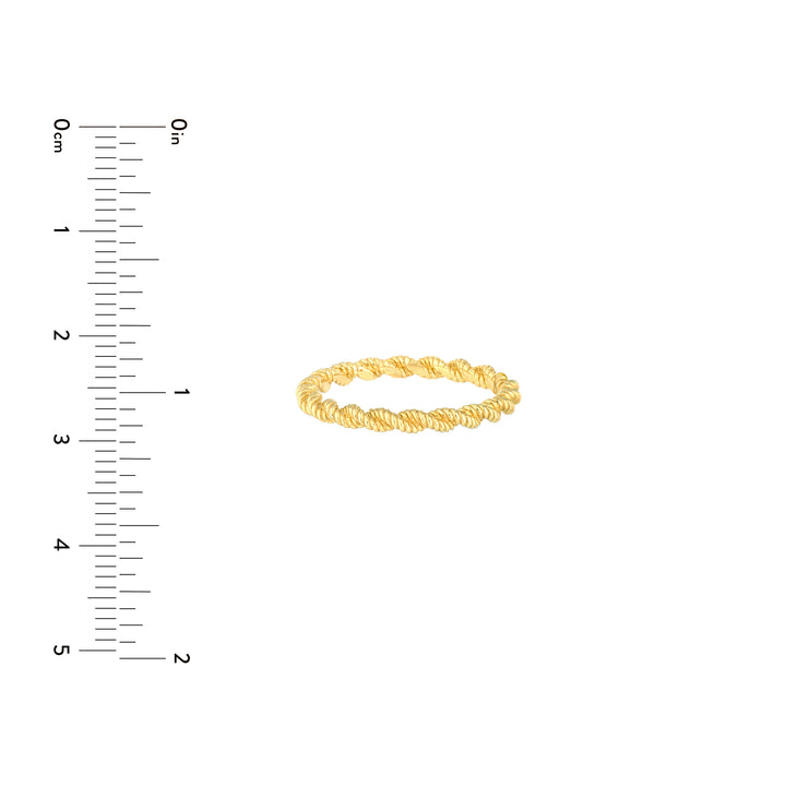 Cable Pattern Ring Band