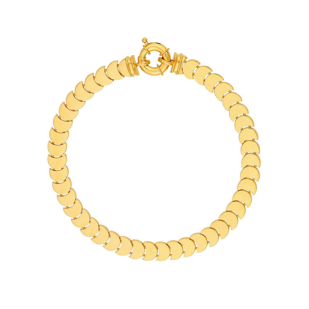 Crescent Link Bracelet