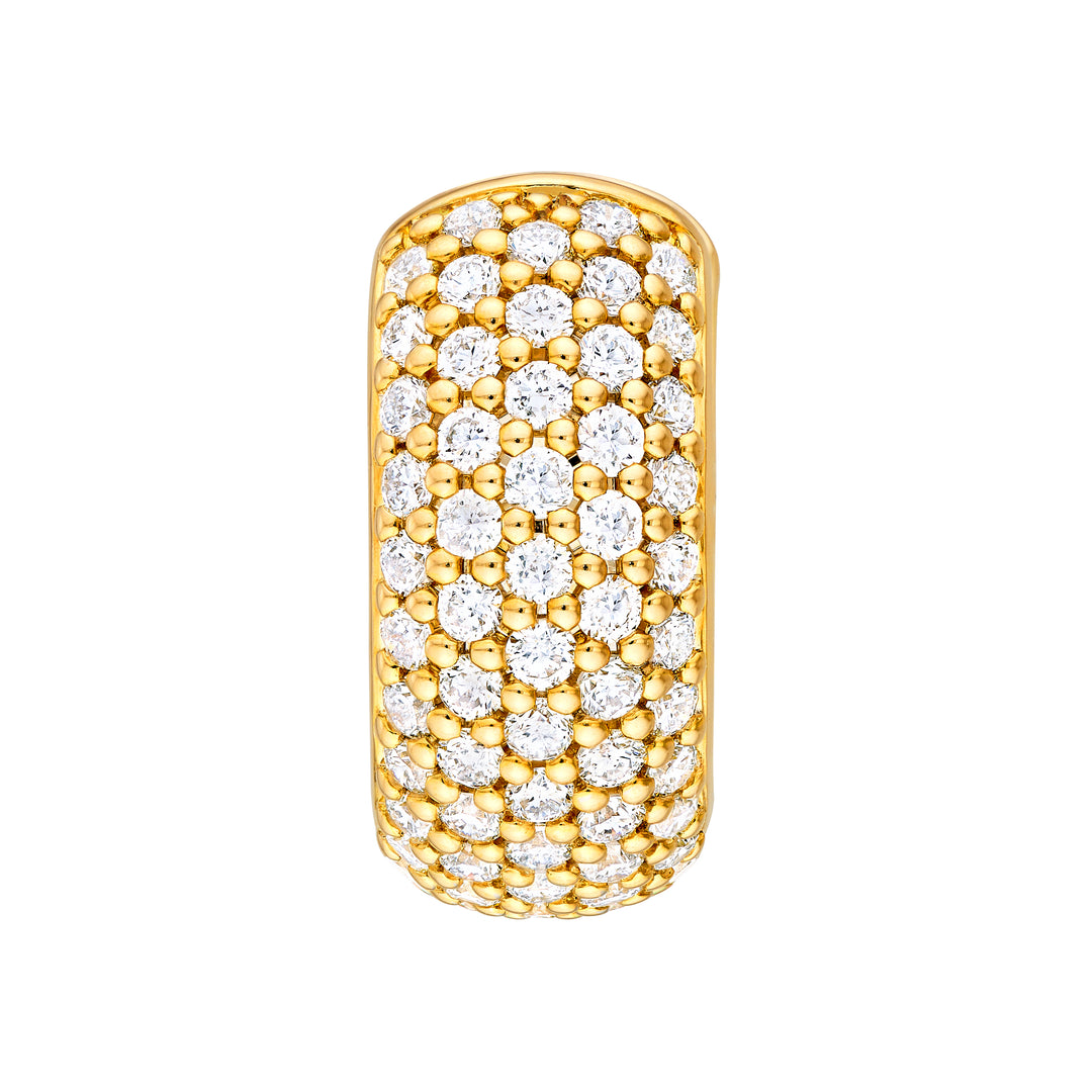 5 Row Diamond Pavé Huggies (1/2tcw)