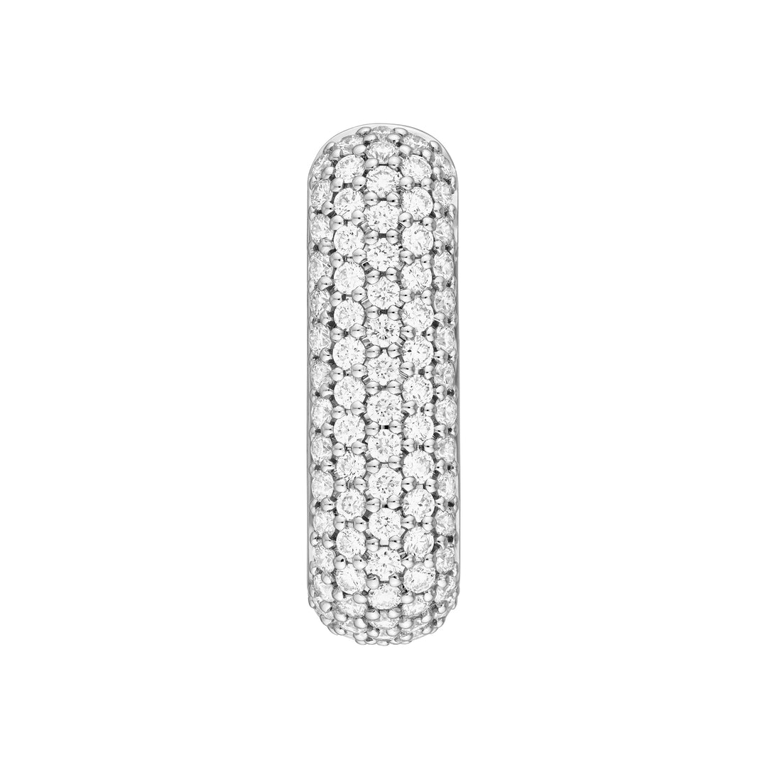 5 Row Pavé Diamond Paper Clip Earrings (1-1/2tcw)