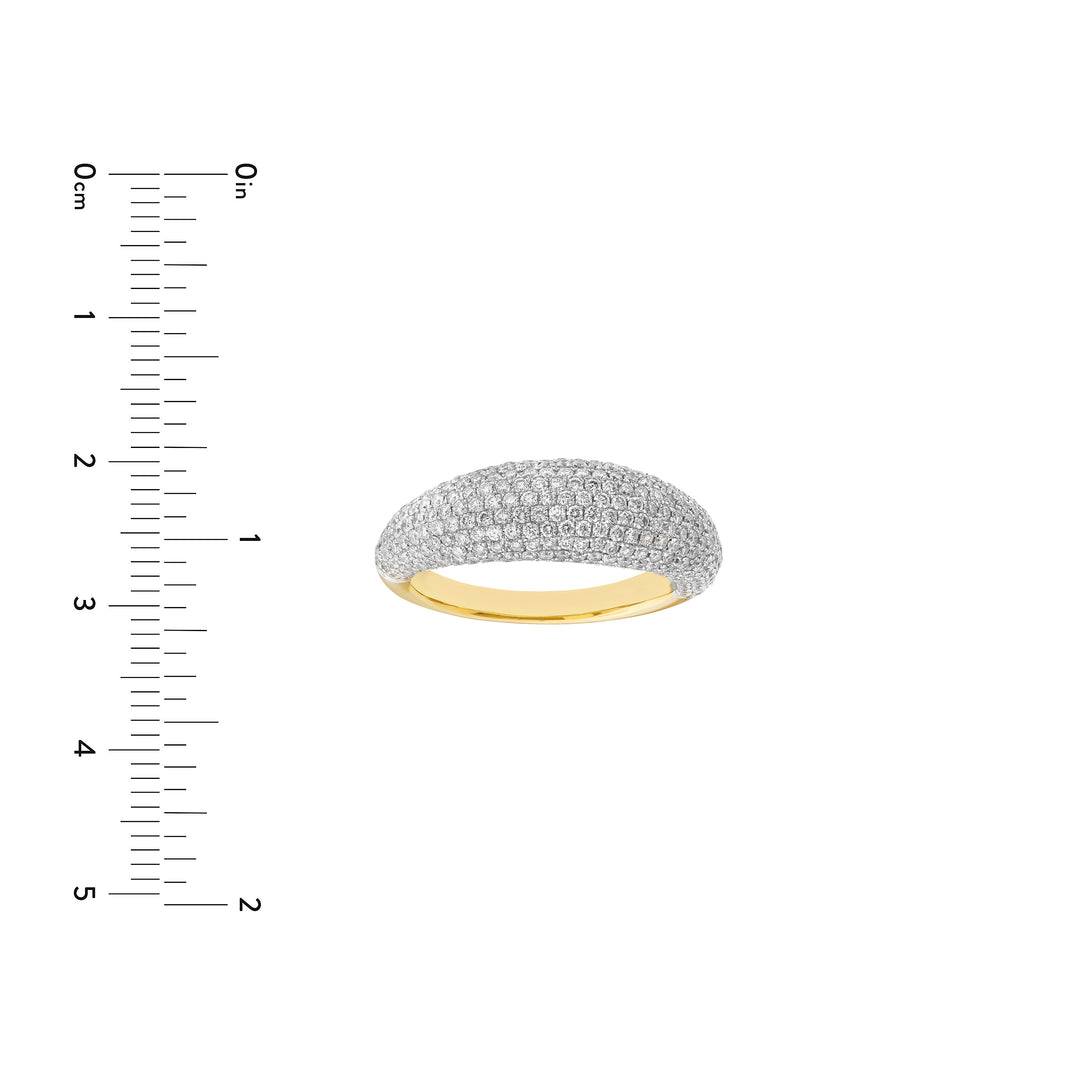 Diamond Pavé Dome Ring