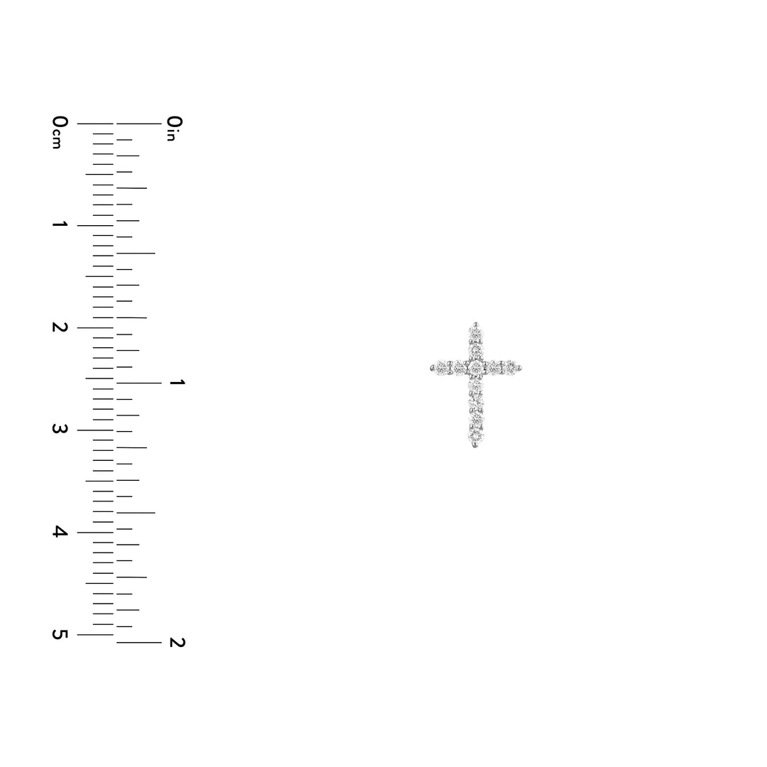 Diamond Cross Pendant (1/8tcw)