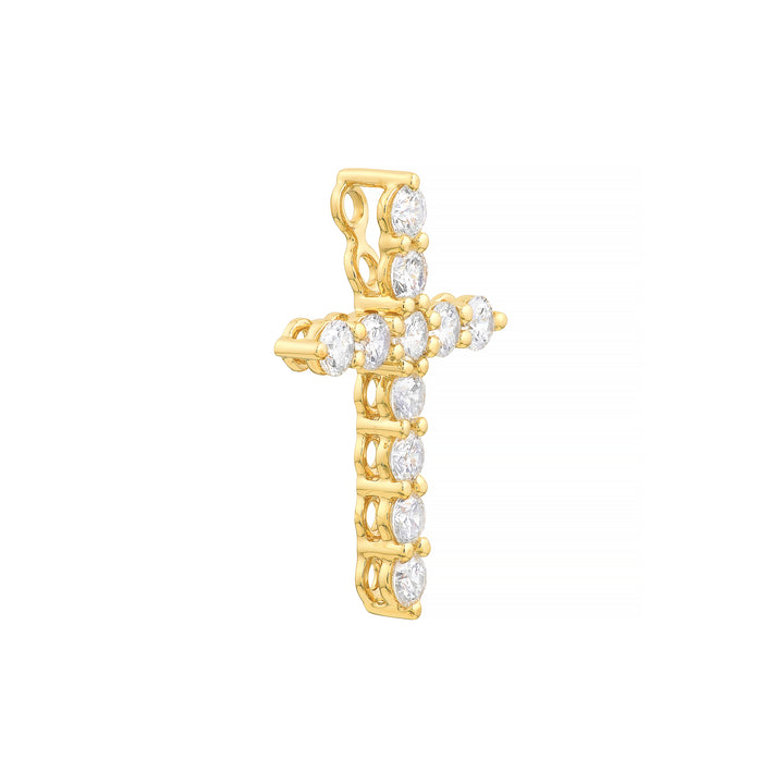 Diamond Cross Pendant (1/2tcw)