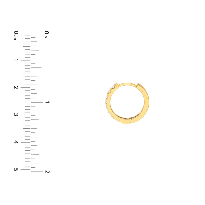 Diamond Huggie Earrings (1/2tcw)
