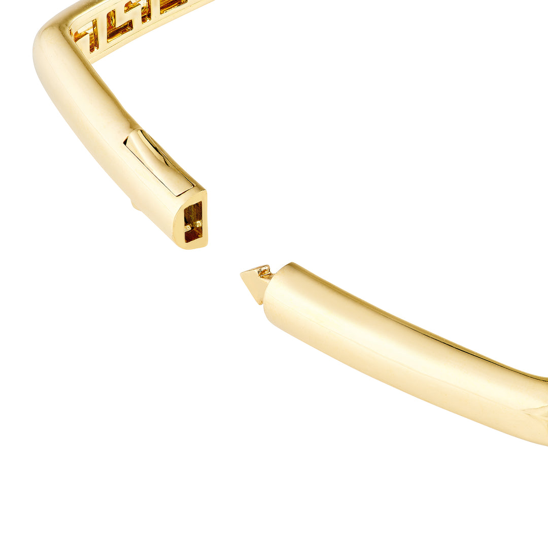 Pave Diamond Square Bangle