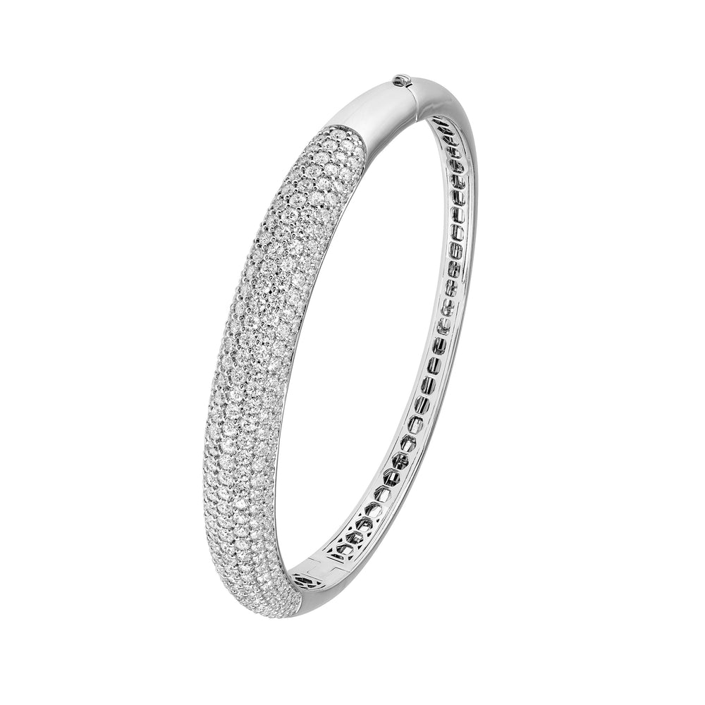 Diamond Pave Bangle (5-1/5tcw)