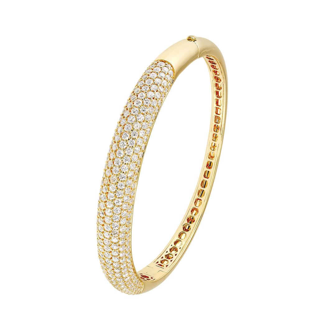 Diamond Pave Bangle (5-1/5tcw)