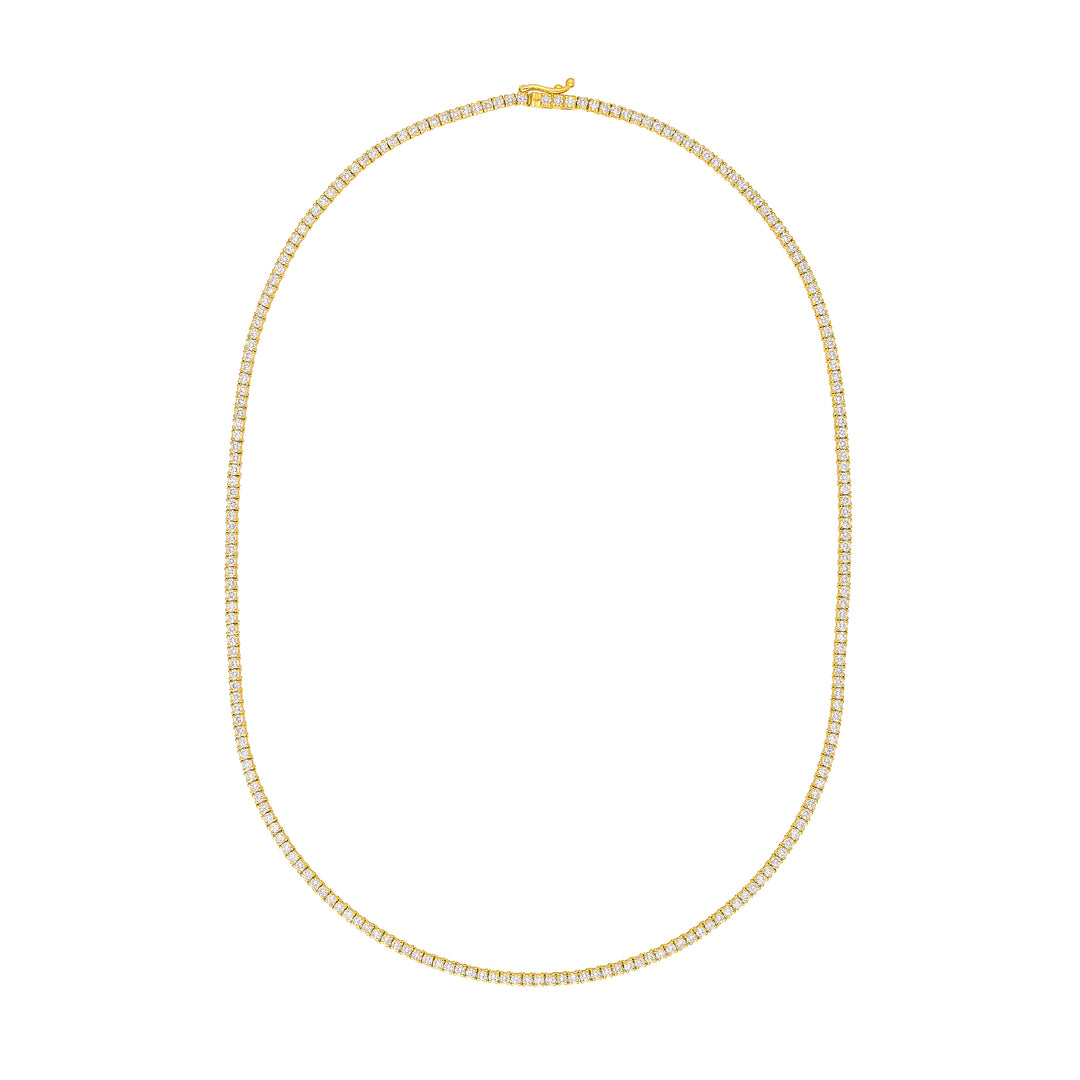 Diamond 16 Tennis Necklace (4-1/4tcw)