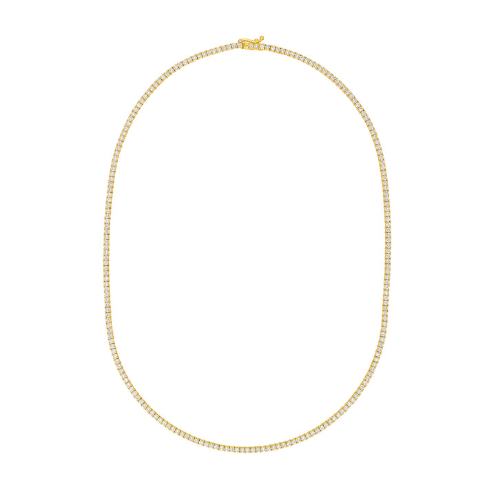 Diamond 16 Tennis Necklace (4-1/4tcw)