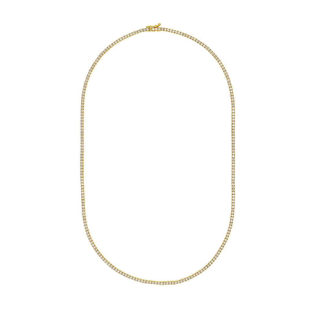 Diamond 18 Tennis Necklace (4-1/2tcw)
