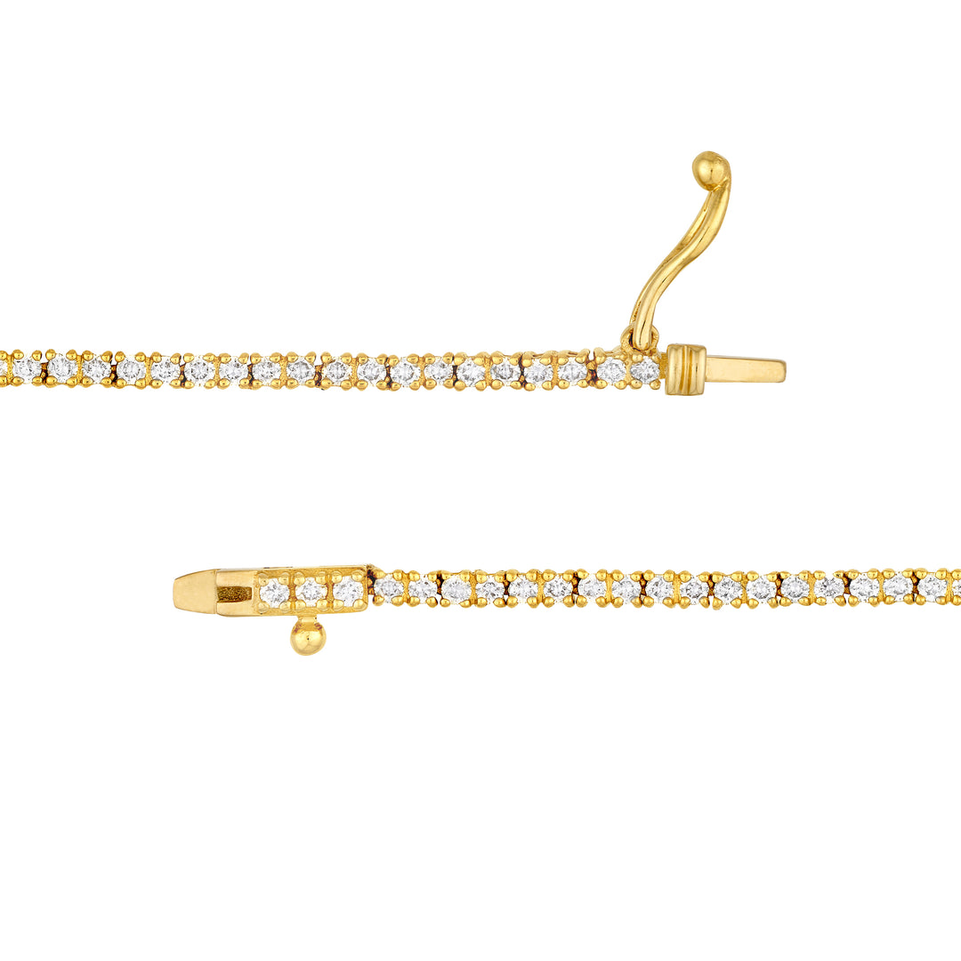 Diamond 18 Tennis Necklace (3.0tcw)