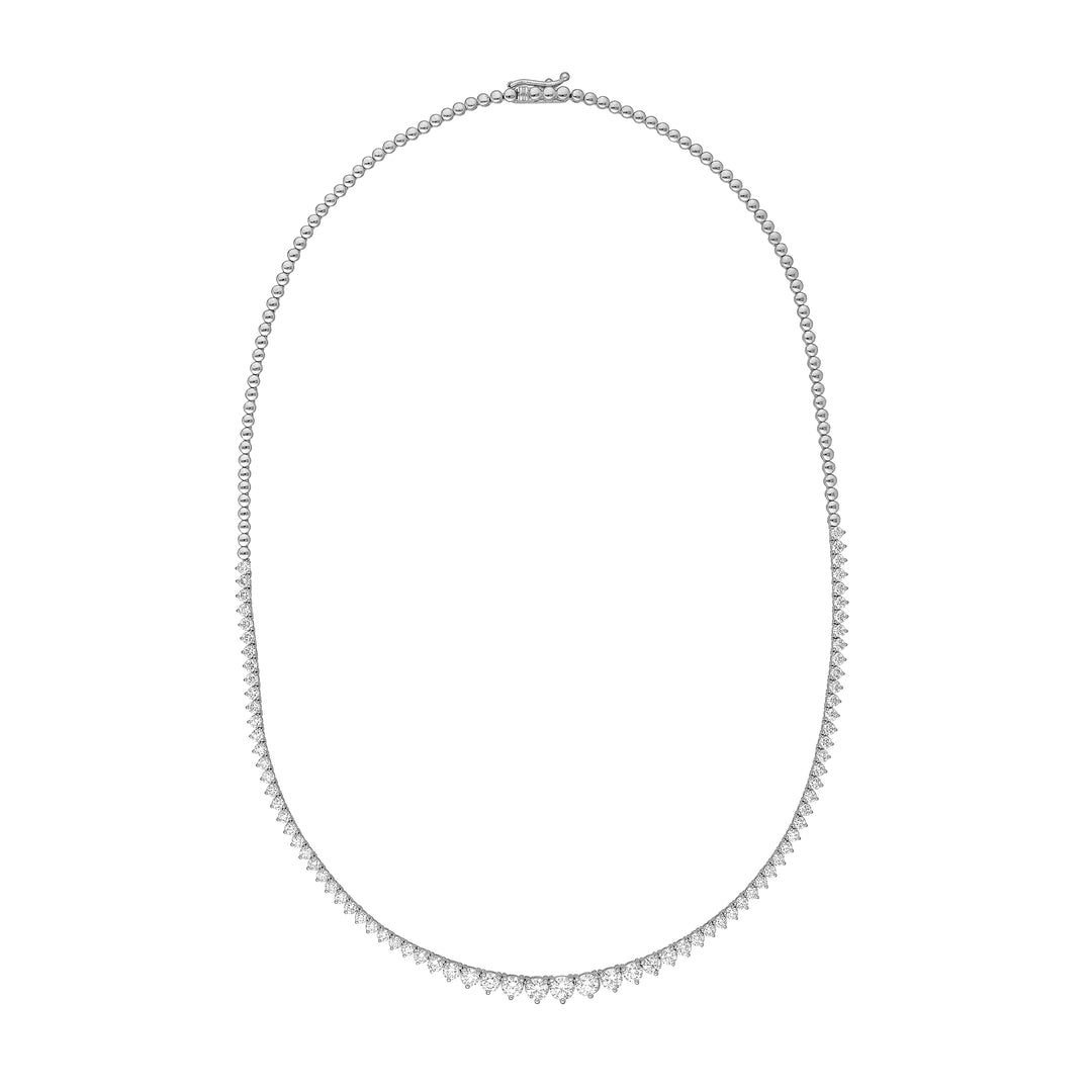 Diamond Graduated Tennis Necklace (5-1/4tcw)