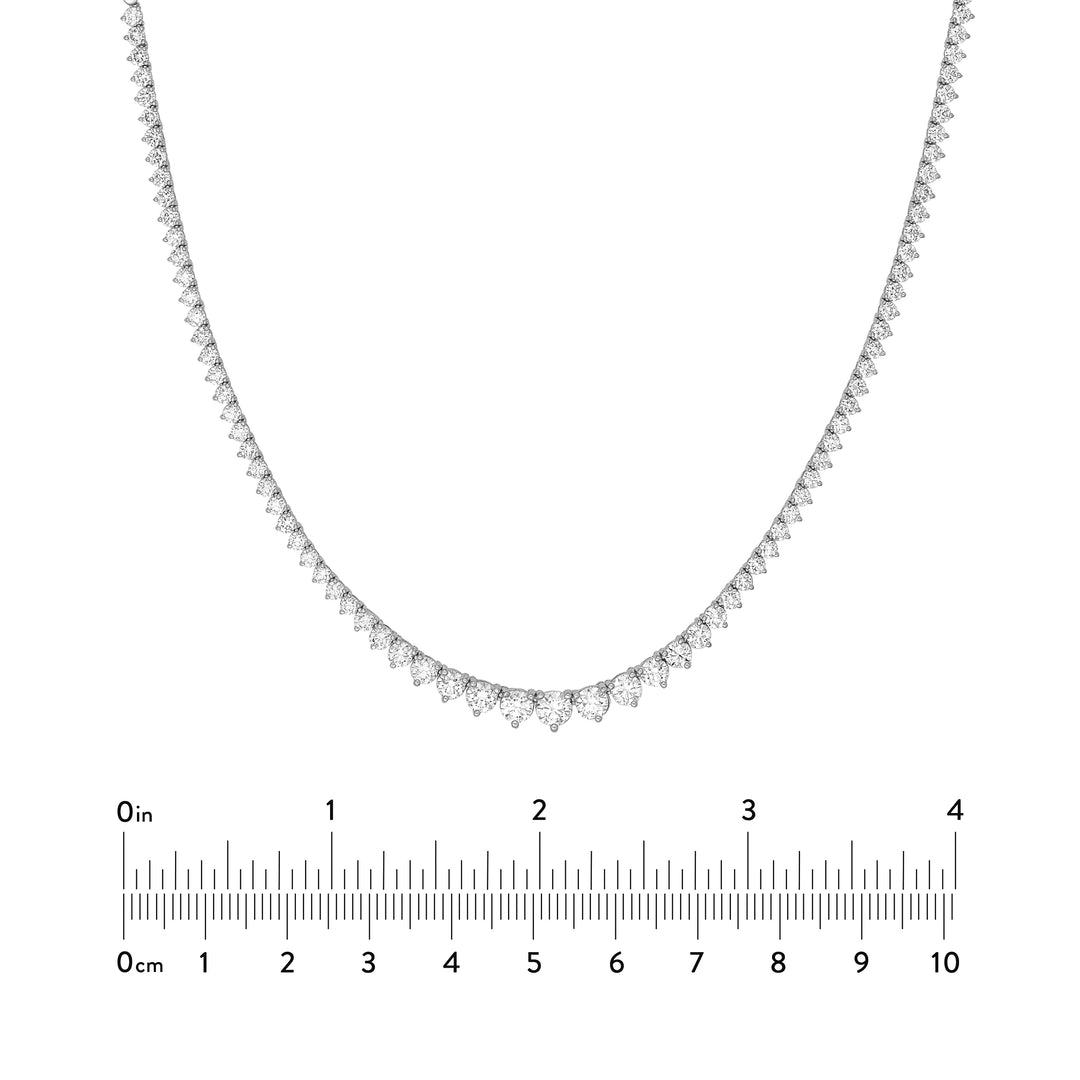 Diamond Graduated Tennis Necklace (5-1/4tcw)