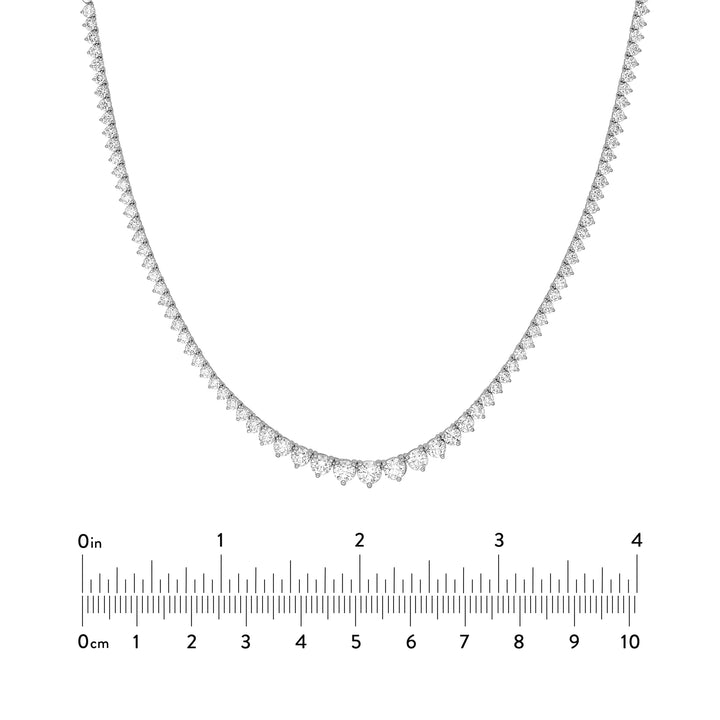 Diamond Graduated Tennis Necklace (5-1/4tcw)