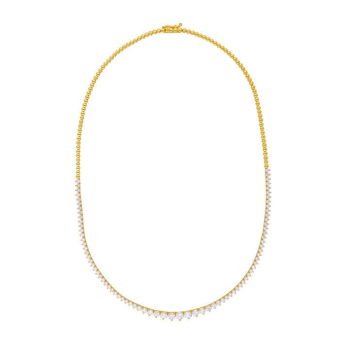 Diamond Graduated Tennis Necklace (5-1/4tcw)