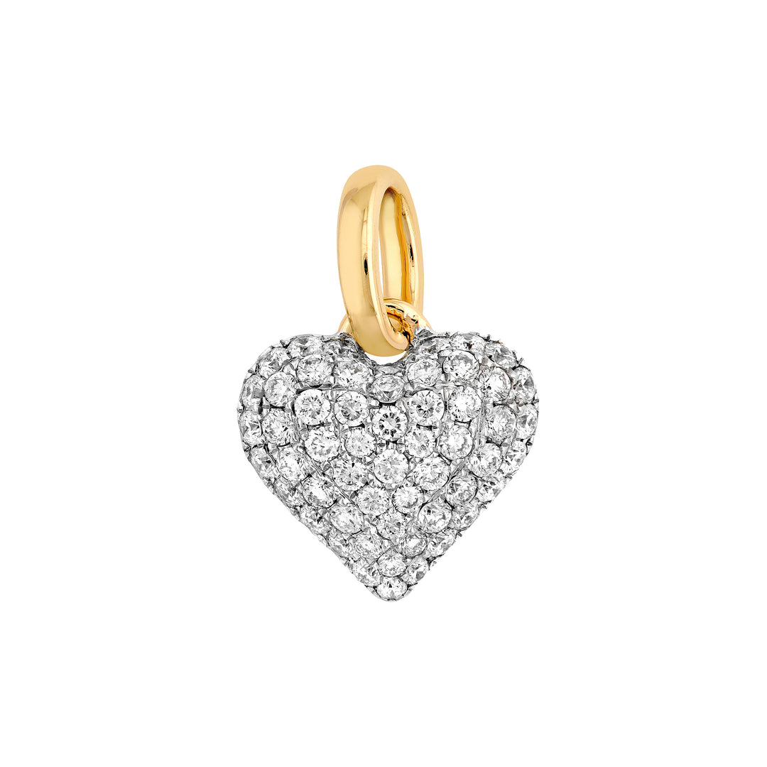 Pavé Diamond Heart Pendant (3/8tcw)