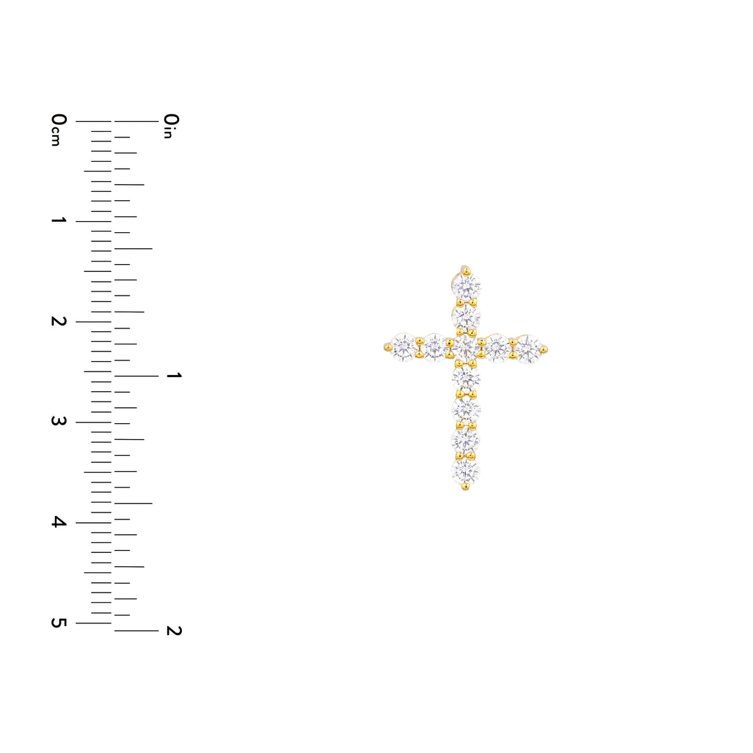 Diamond Cross Pendant (1tcw)