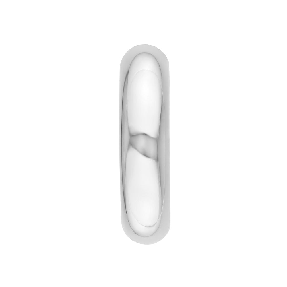 8mm ID Polished Open Hoop Earrings