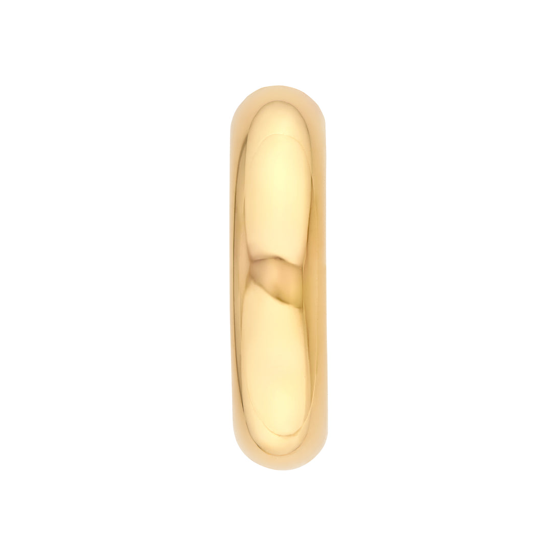 8mm ID Polished Open Hoop Earrings
