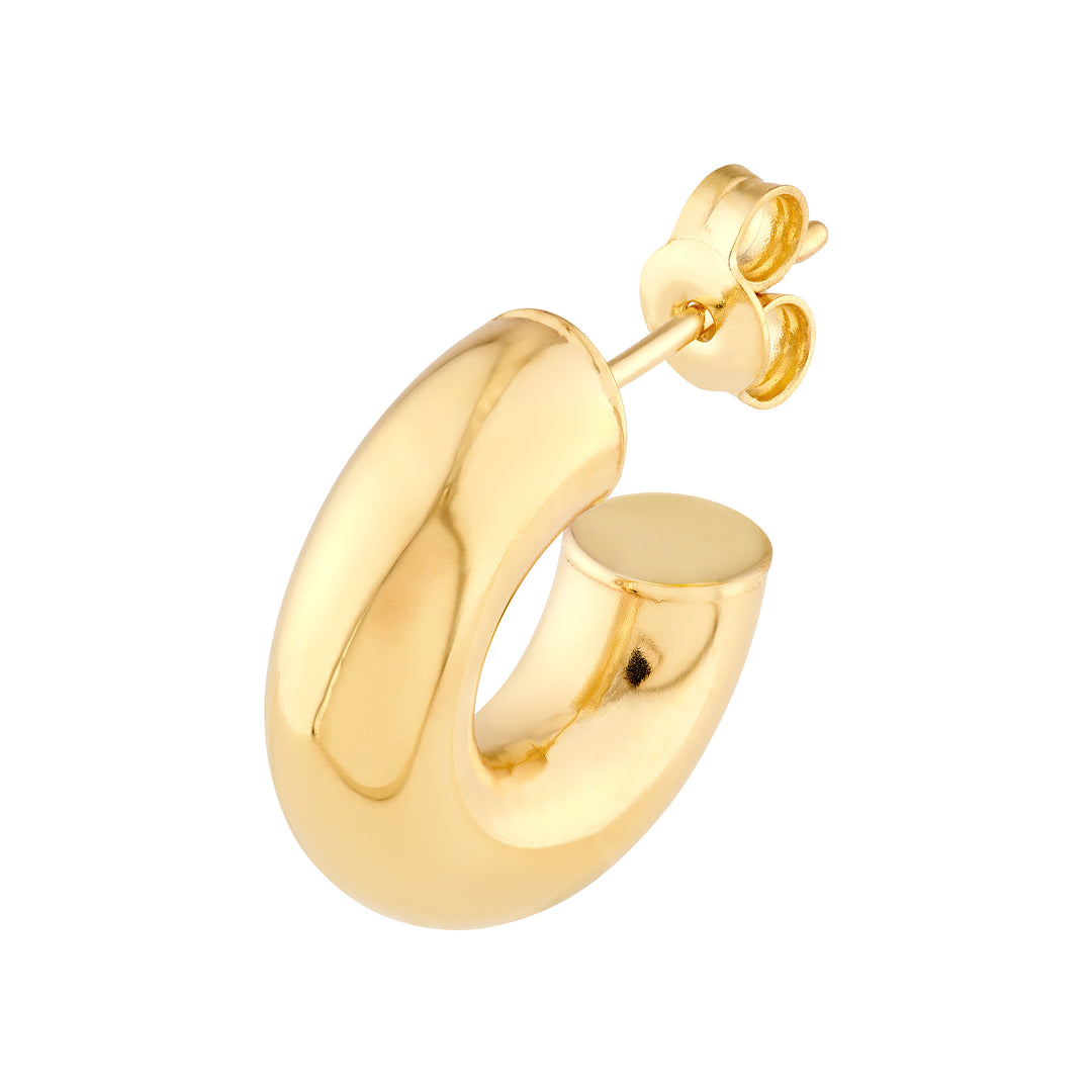 6mm ID Polished Open Hoop Earrings