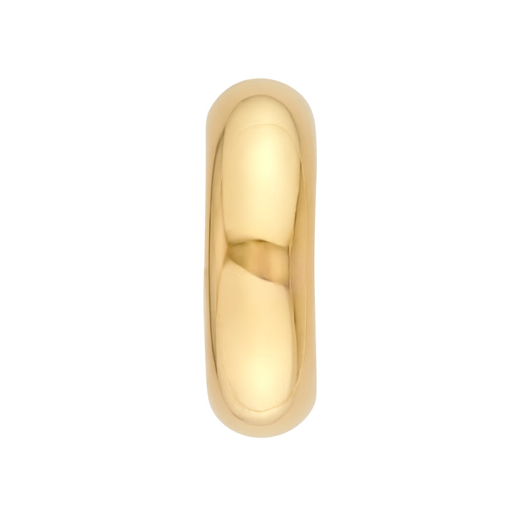 8 mm ID Polished Open Hoop Earrings