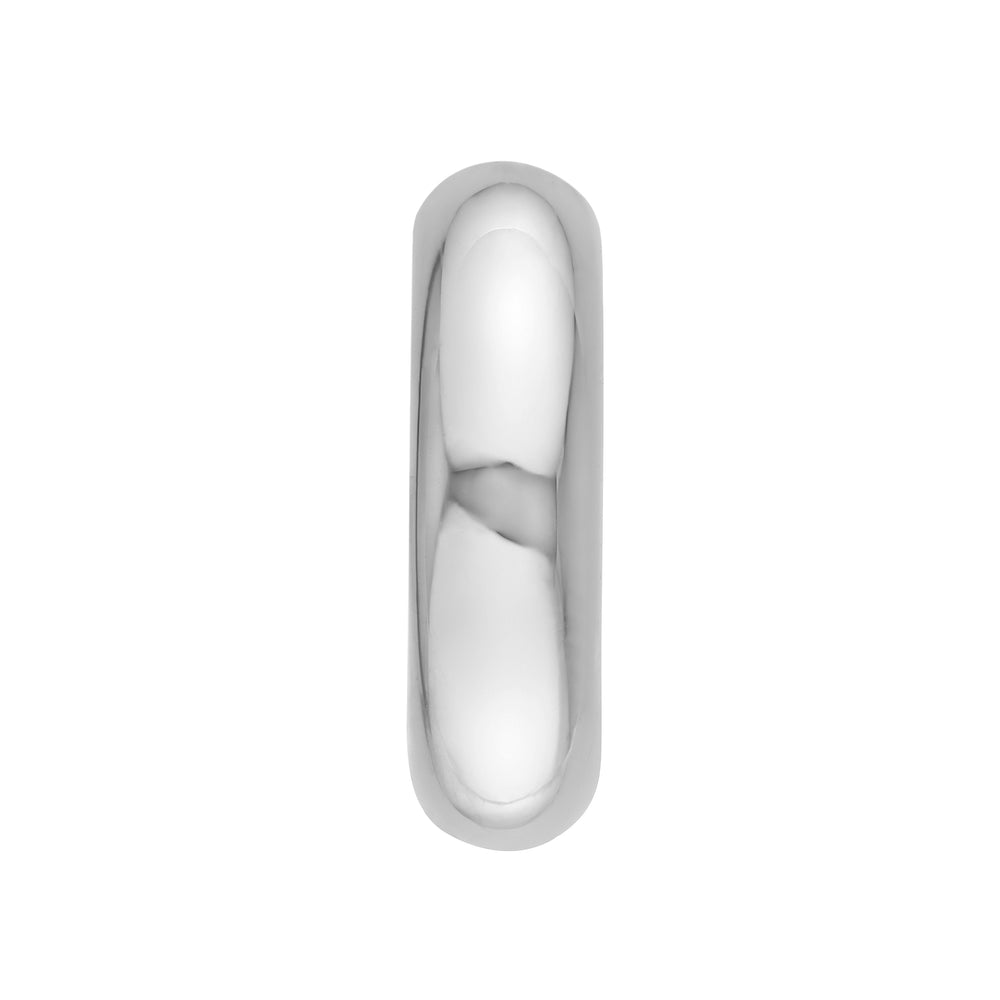 10 mm ID Polished Open Hoop Earrings