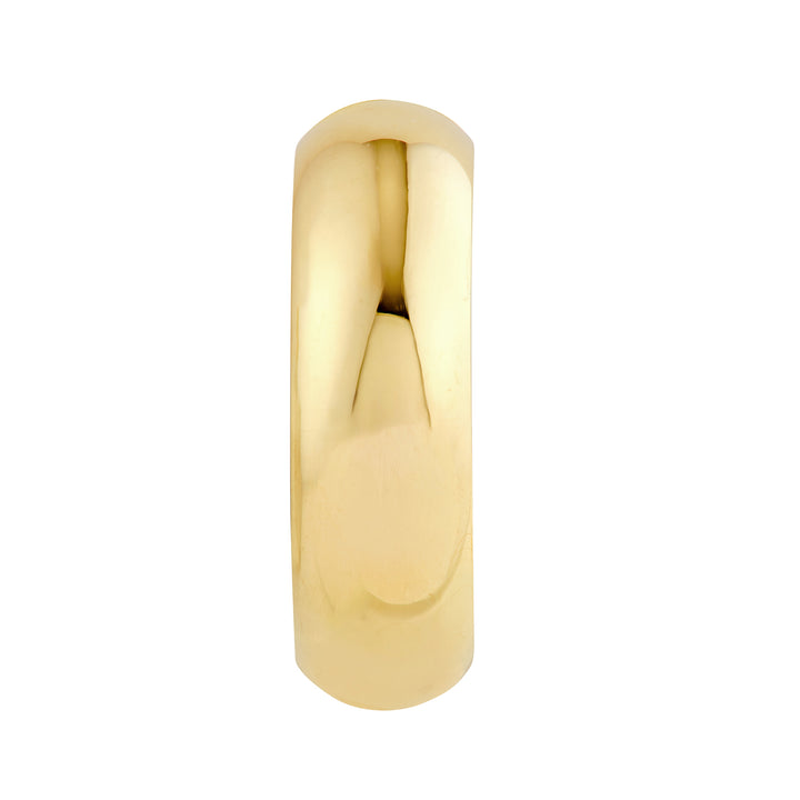 20mm D-Tube Round Hoop Earrings