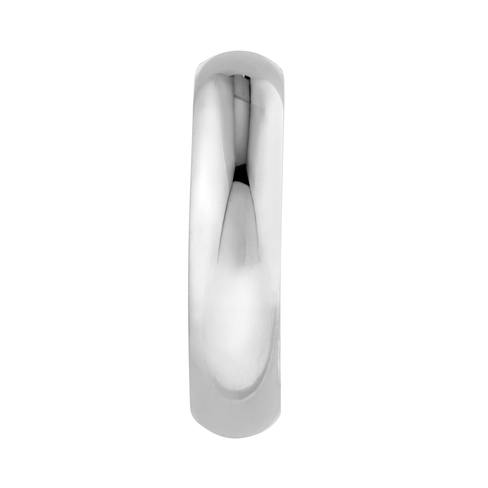 26mm D-Tube Round Hoop Earrings